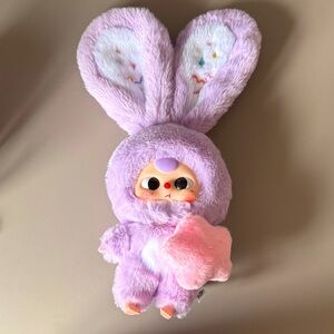 Baby Three Lily Rabbit Town V3 Confirmed Lilac Plush Toy Bag Charm